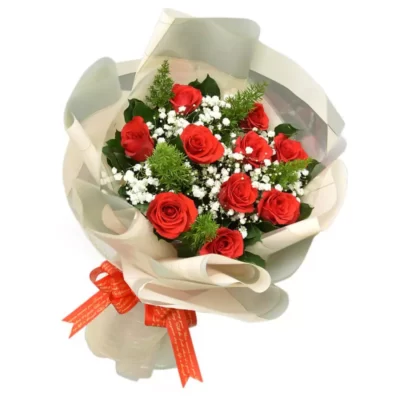 Bó Hoa Hồng Đỏ 11 Hoa