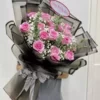 Bó hoa hồng mix hoa baby chúc mừng sinh nhật chị