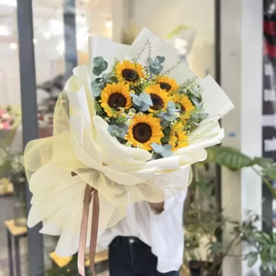 Bó hoa hướng dương tặng chúc mừng sự kiện
