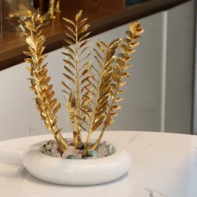 Cây kim tiền mạ vàng 24k để bàn