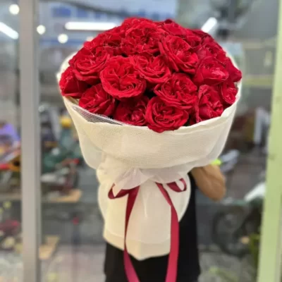 Bó hoa hồng đỏ Ohara tặng chúc mừng sinh nhật đẹp và ý nghĩa