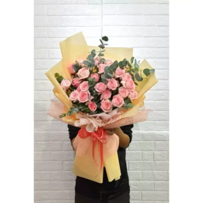 Bó Hoa Hồng Pink Ohara 30 Hoa