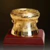 Trống đồng mini để bàn mạ vàng 24k