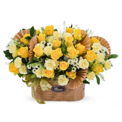 Giỏ Hoa Dẫn Lối Yêu Thương