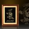 Tranh chữ “Thọ” & cây tùng mạ vàng 24k