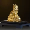 Tượng con mèo mạ vàng 24k